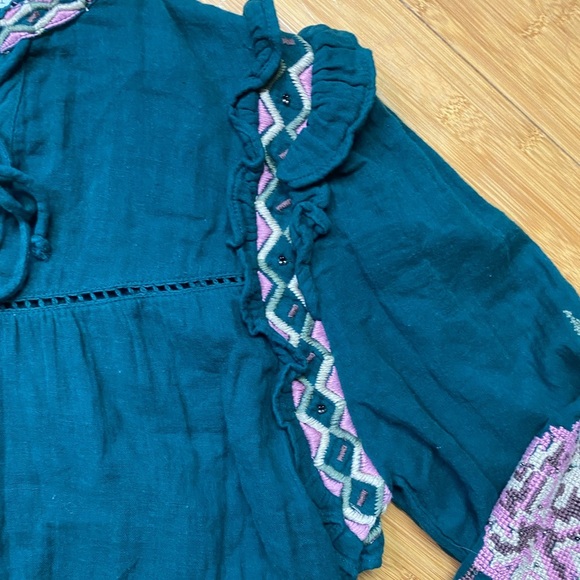 Sfera embroidered and beaded casual blouse - Picture 8 of 12